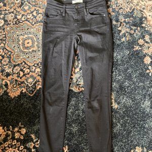 Madewell mid rise skinny black jeans